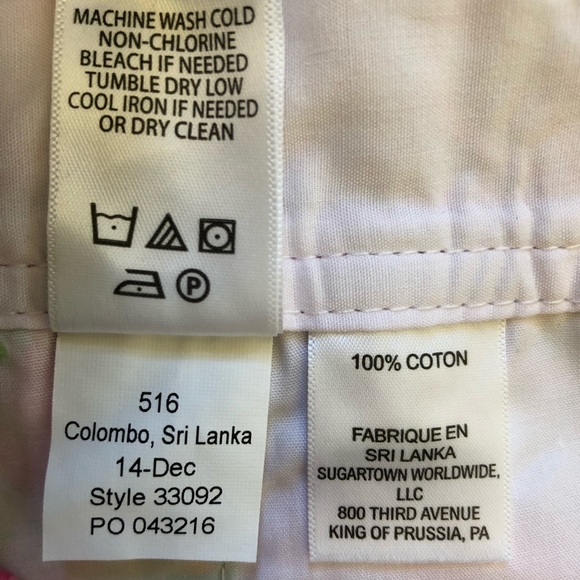 Lilly Pulitzer Walsh Shorts Hot Wings Flamingo - Picture 7 of 8